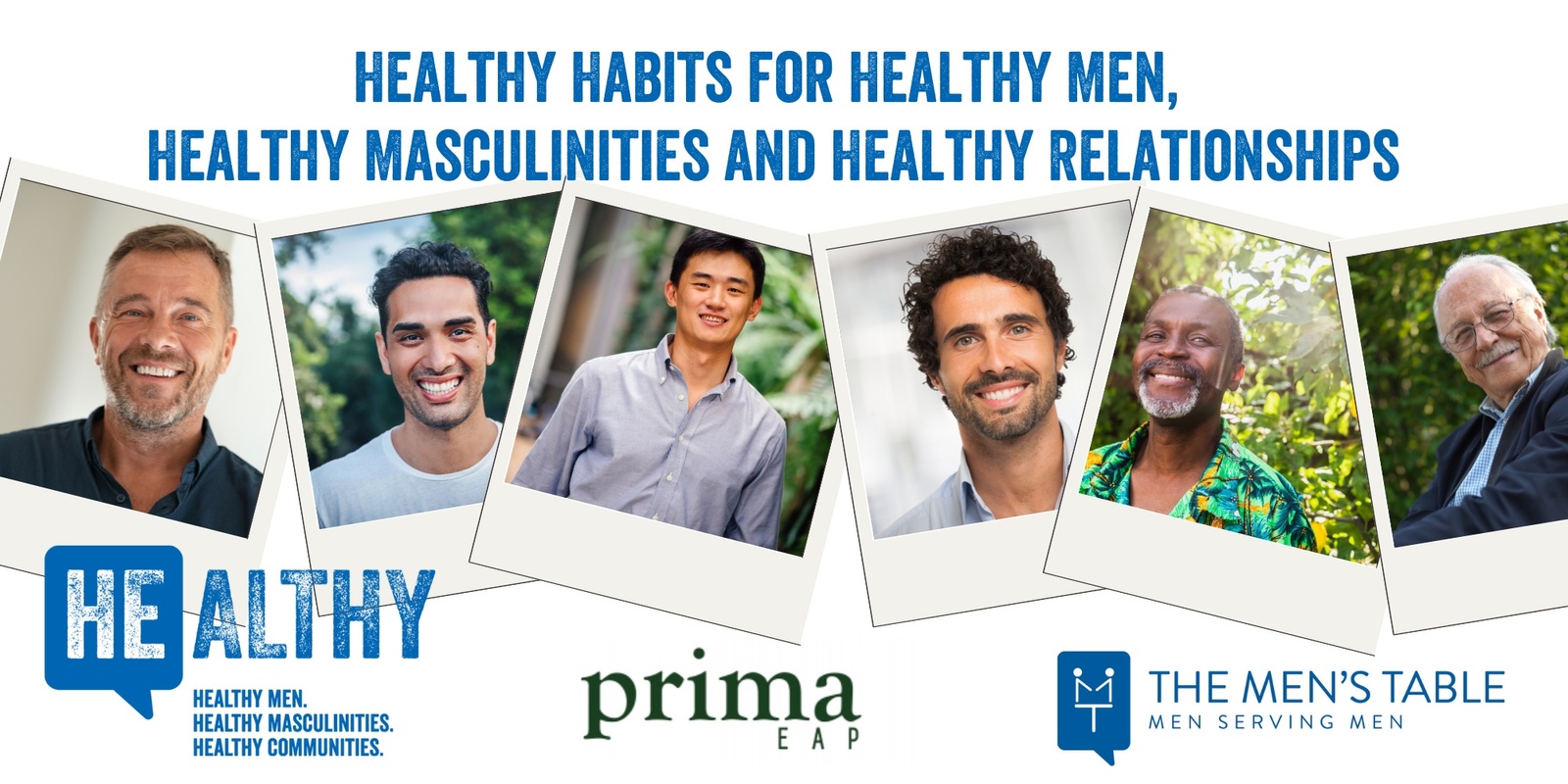 Healthy Habits for Healthy Men, Healthy Masculinities and Healthy Relationships - Men's Health Week Webinar 2023