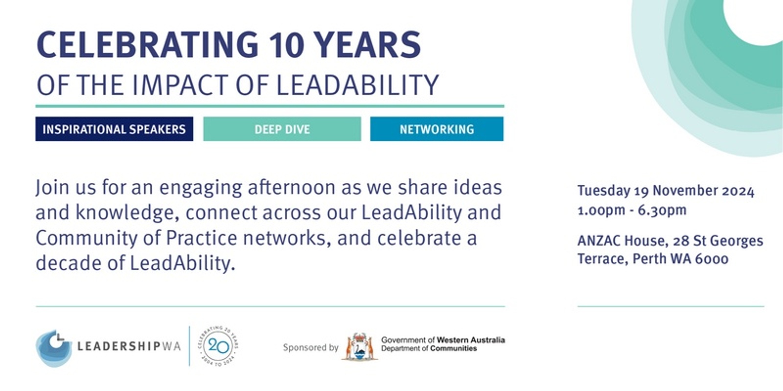 Banner image for Celebrating 10 years of the Impact of LeadAbility