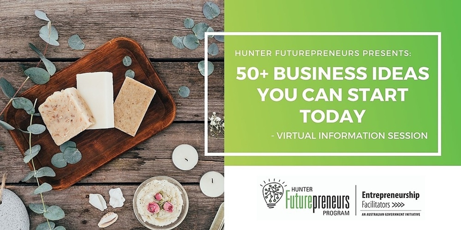 Banner image for Virtual 50+ Great Small Business Ideas Session - 6th April