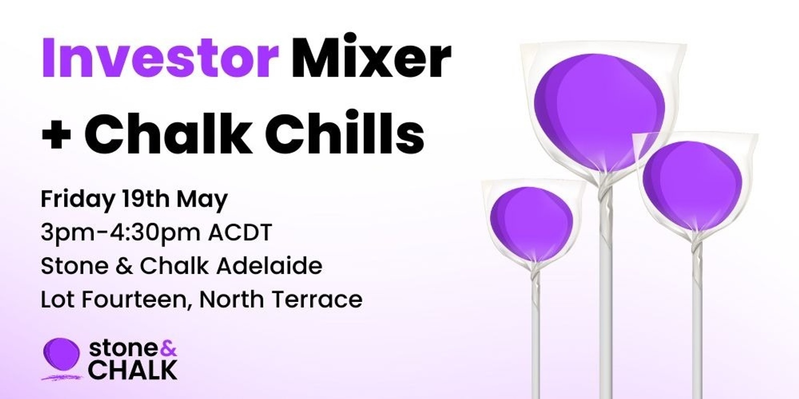 Banner image for Investor Mixer | Stone & Chalk Adelaide