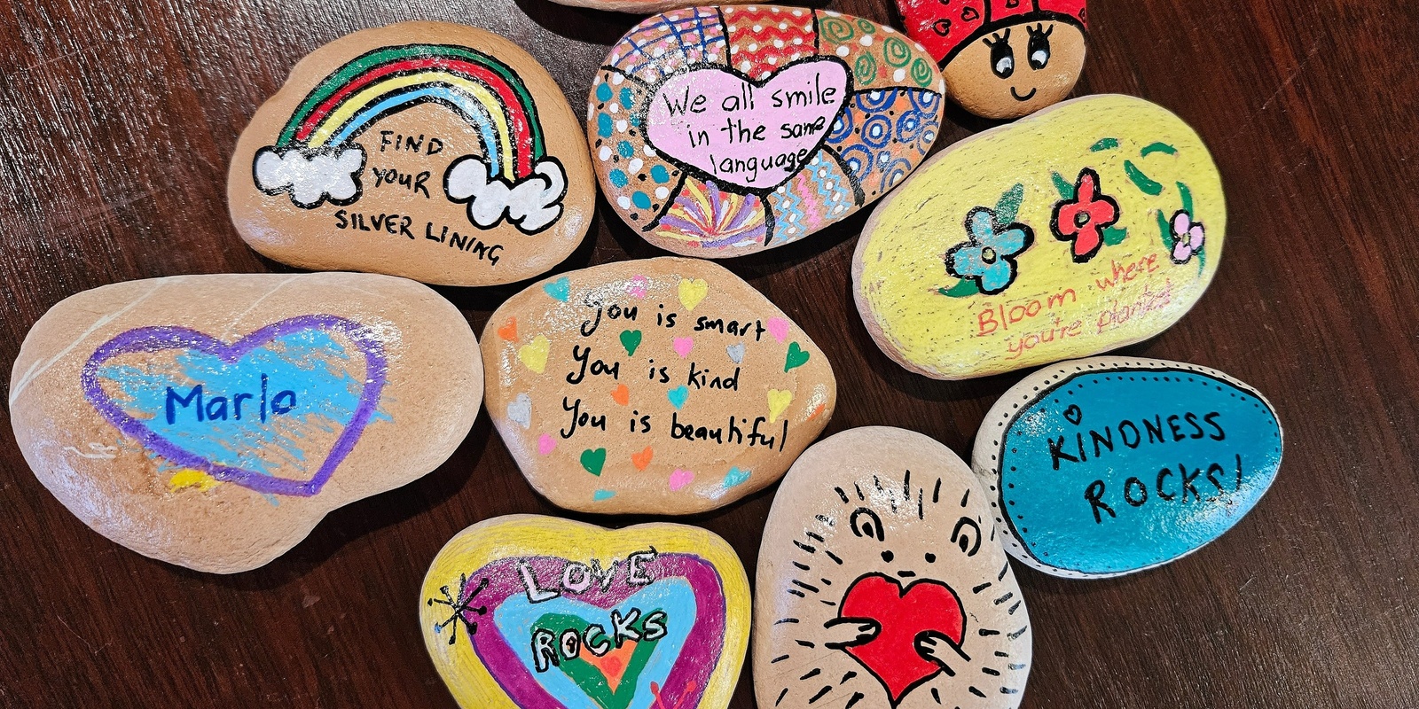 Banner image for Kindness Rocks- school holiday rock painting session