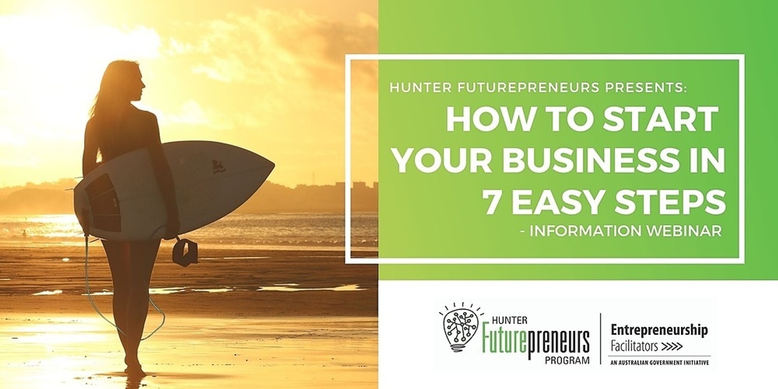 Banner image for Virtual How to Start your Business in 7 Easy Steps Session - 9th February