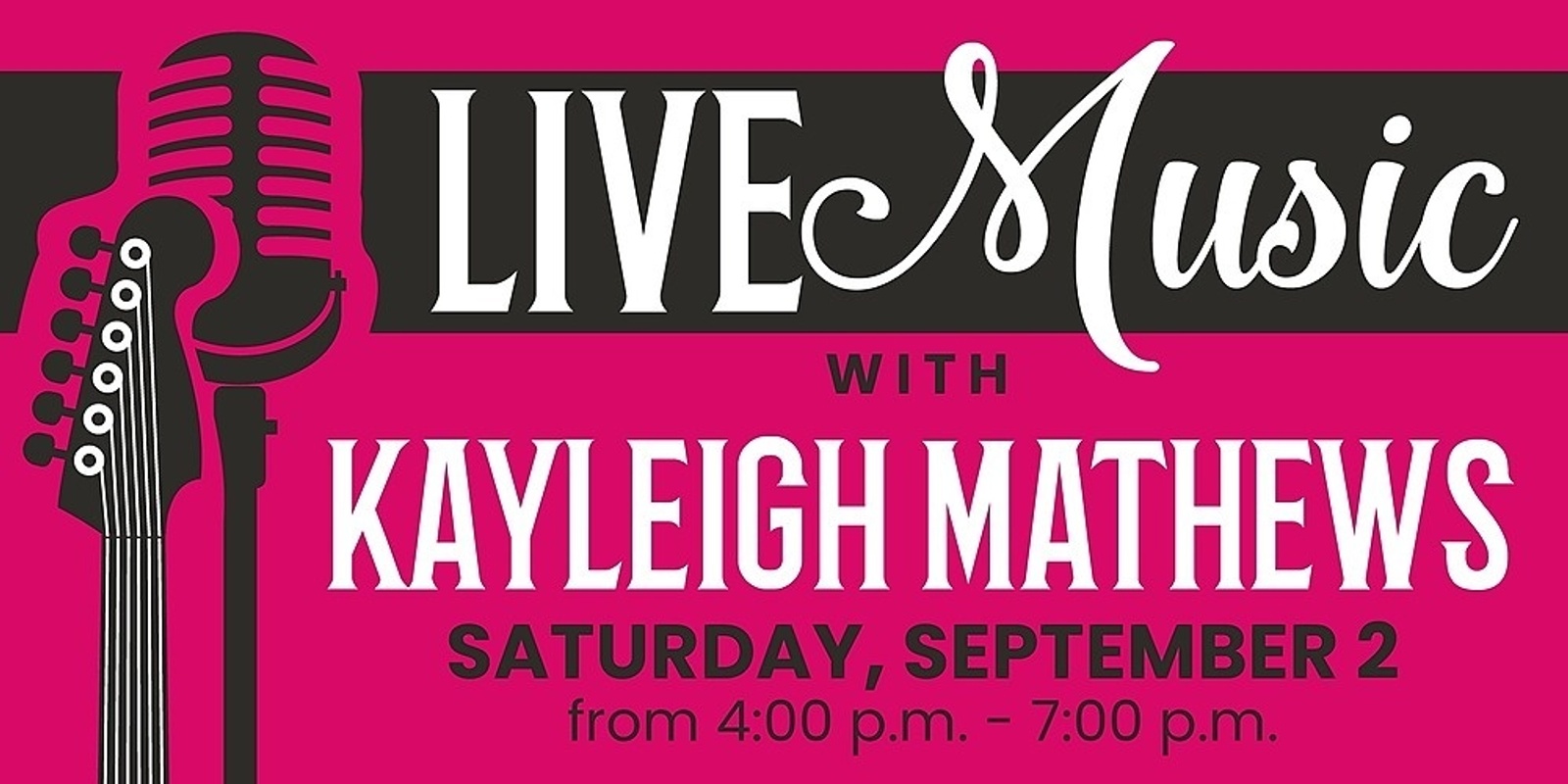 Banner image for Kayleigh Mathews Live at WSCW September 2