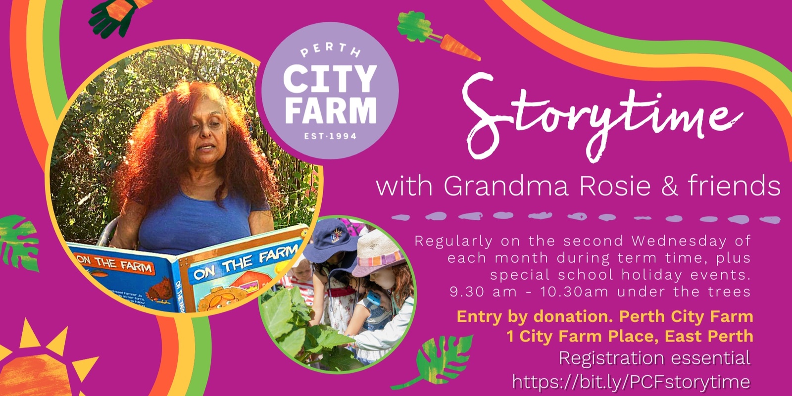 Banner image for Storytime with Grandma Rosie