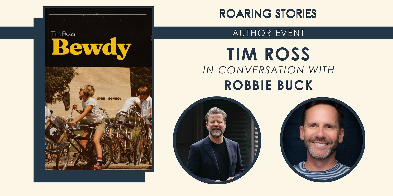 Banner image for Tim Ross in conversation with Robbie Buck