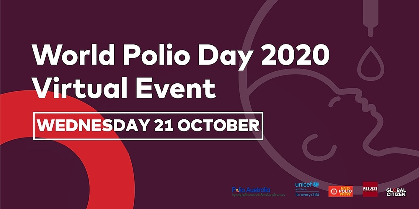 Banner image for World Polio Day 2020 Virtual Event