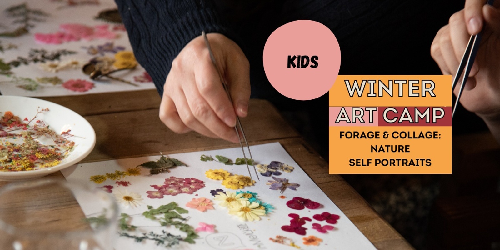 Banner image for Winter Art Camp: Forage & Collage, Nature Self Portraits