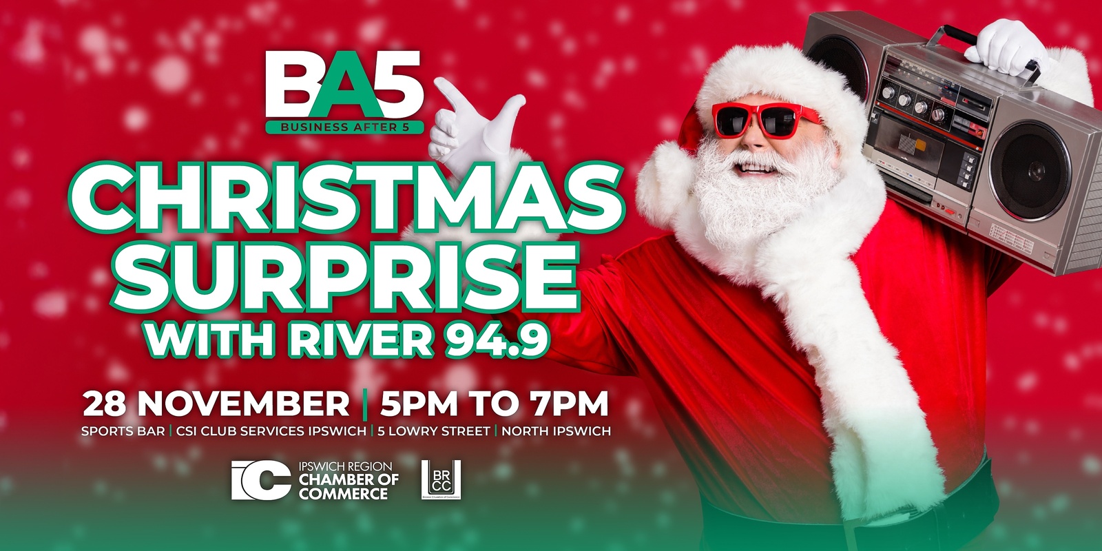 Banner image for Business After 5 - River 949 Christmas Surprise