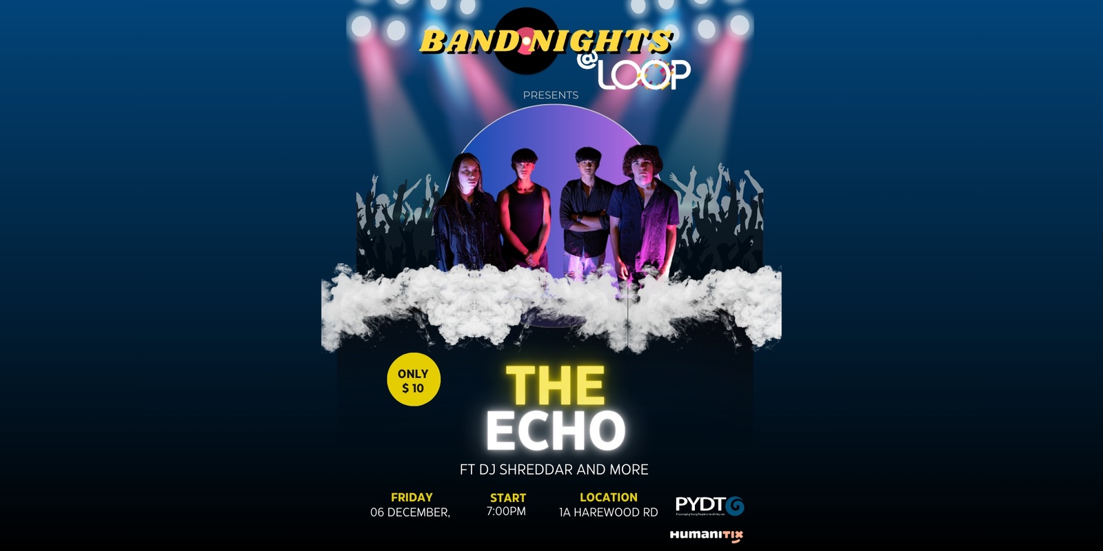 Banner image for LOOP Presents: BANDNIGHT - Ft The ECHO, DJ Shreddar, and more!