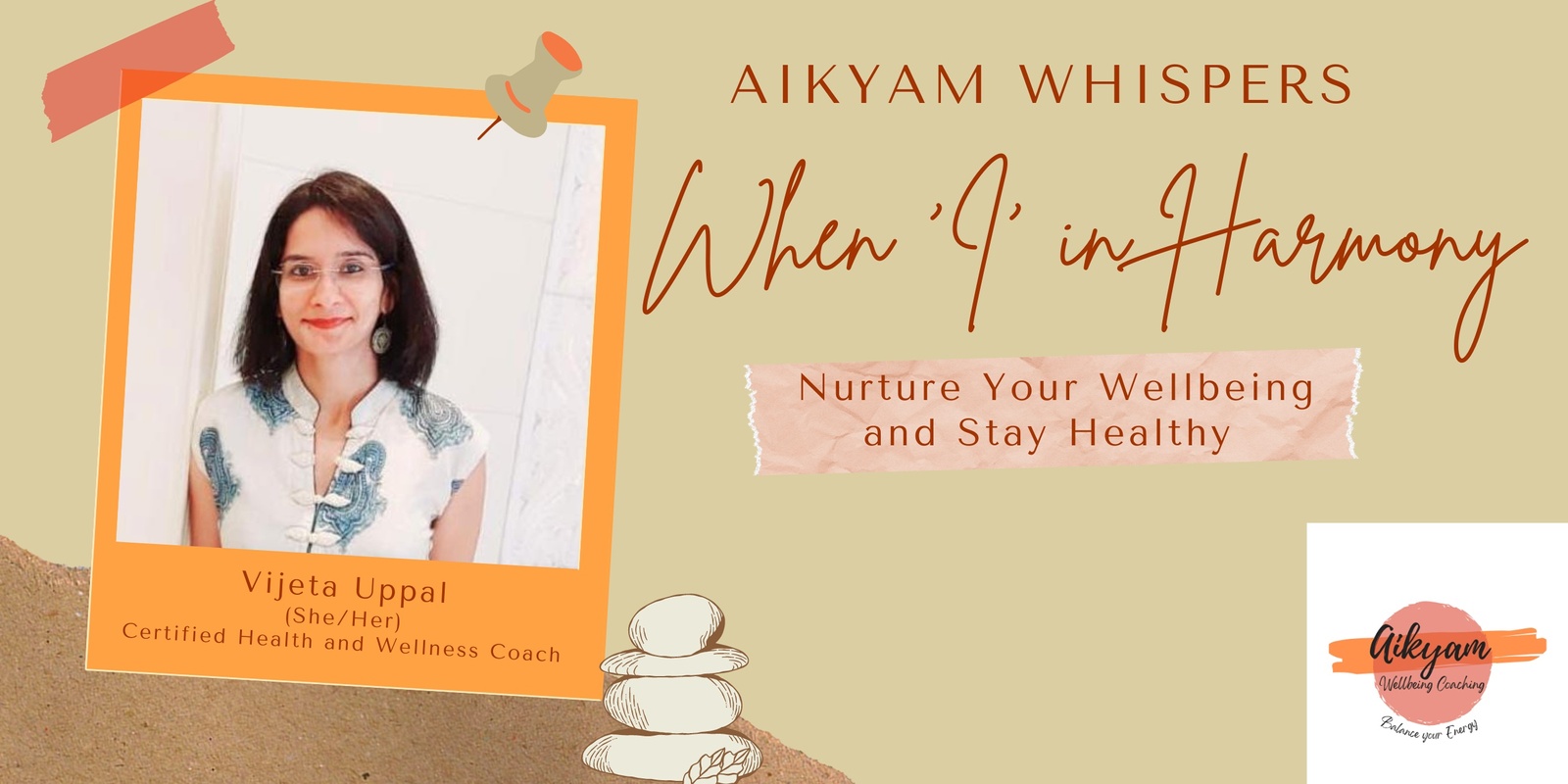 Banner image for Aikyam whispers: When "I" in Harmony