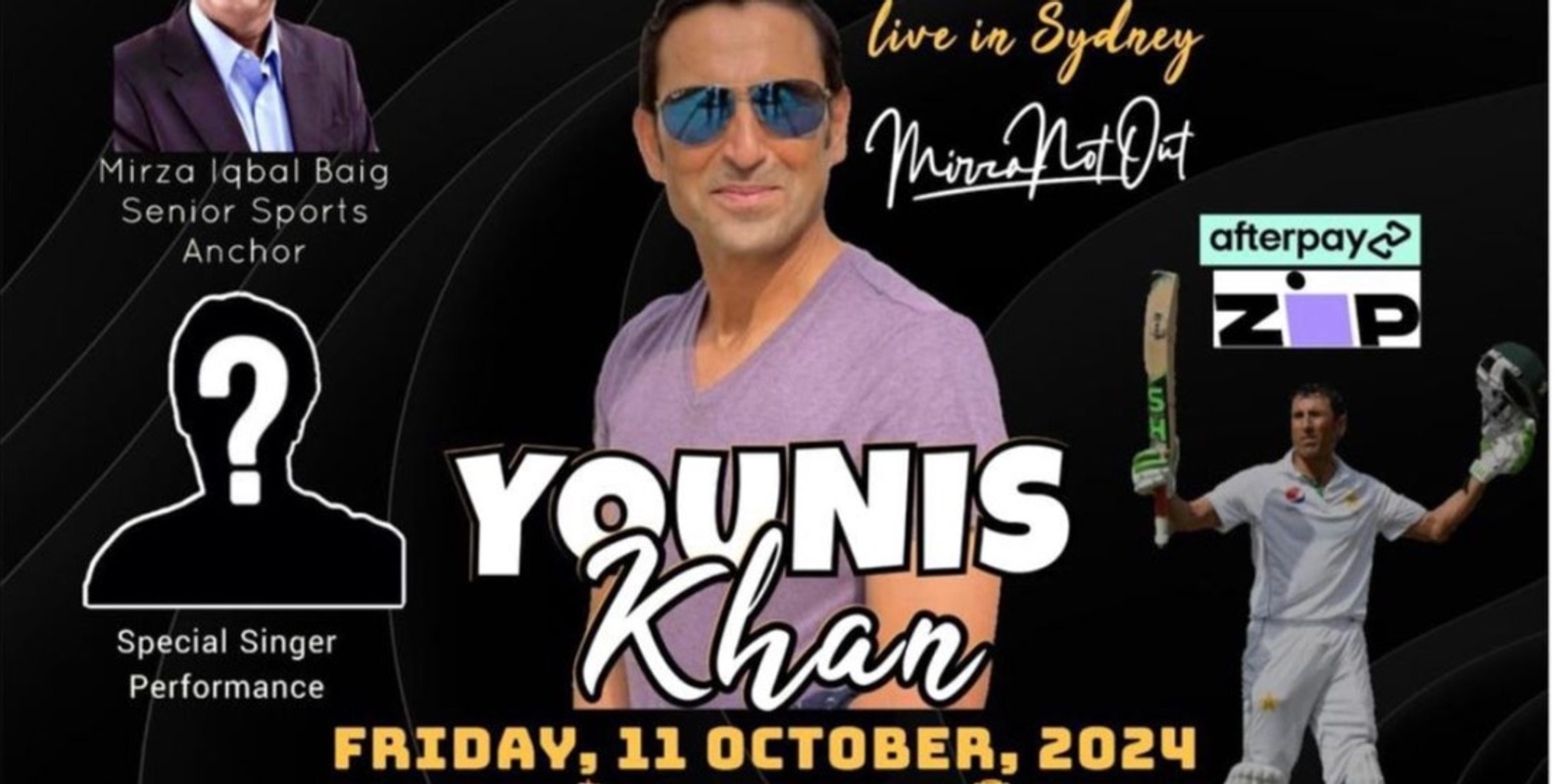 Banner image for Exclusive Night With Cricket Legend ‘Younis Khan’