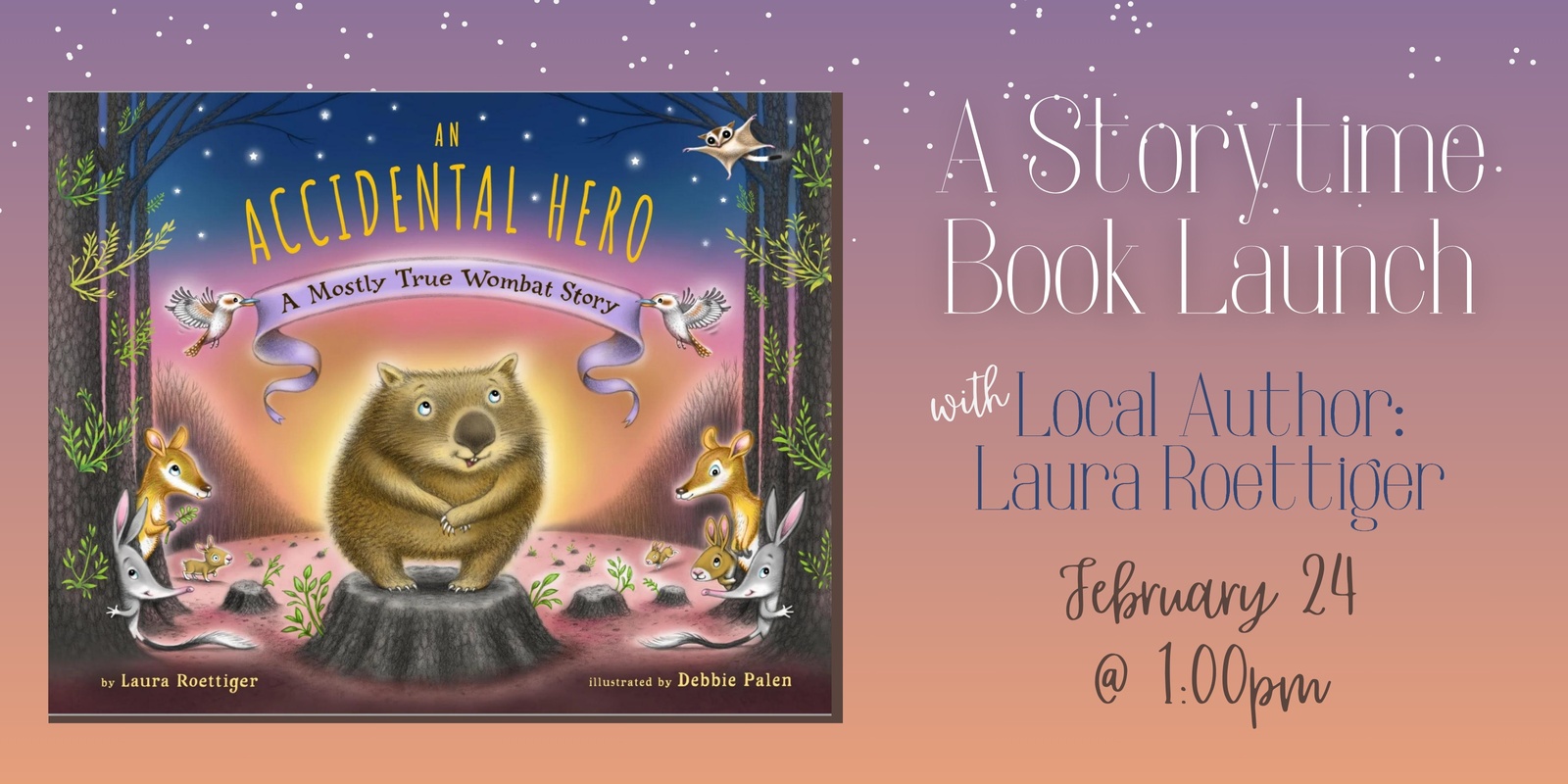 Banner image for A Storytime Book Launch with Laura Roettiger