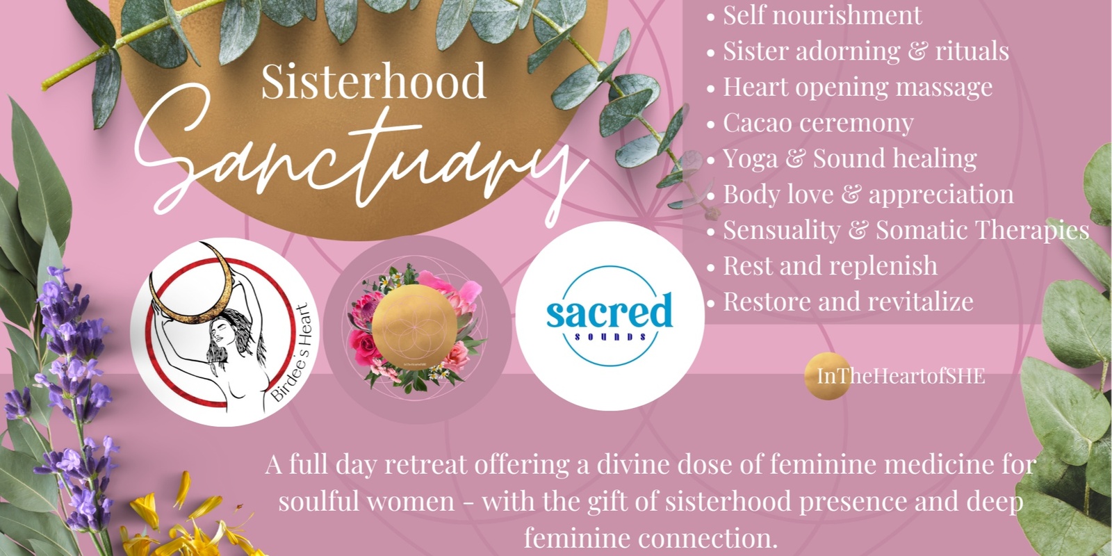 Banner image for Sisterhood Sanctuary 2023