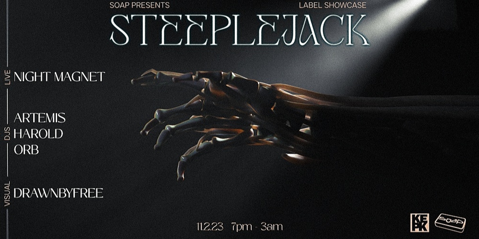 Banner image for Soap Presents: Steeplejack