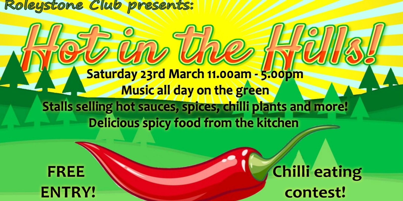 Banner image for Hot in the Hills Chilli & Spice Event