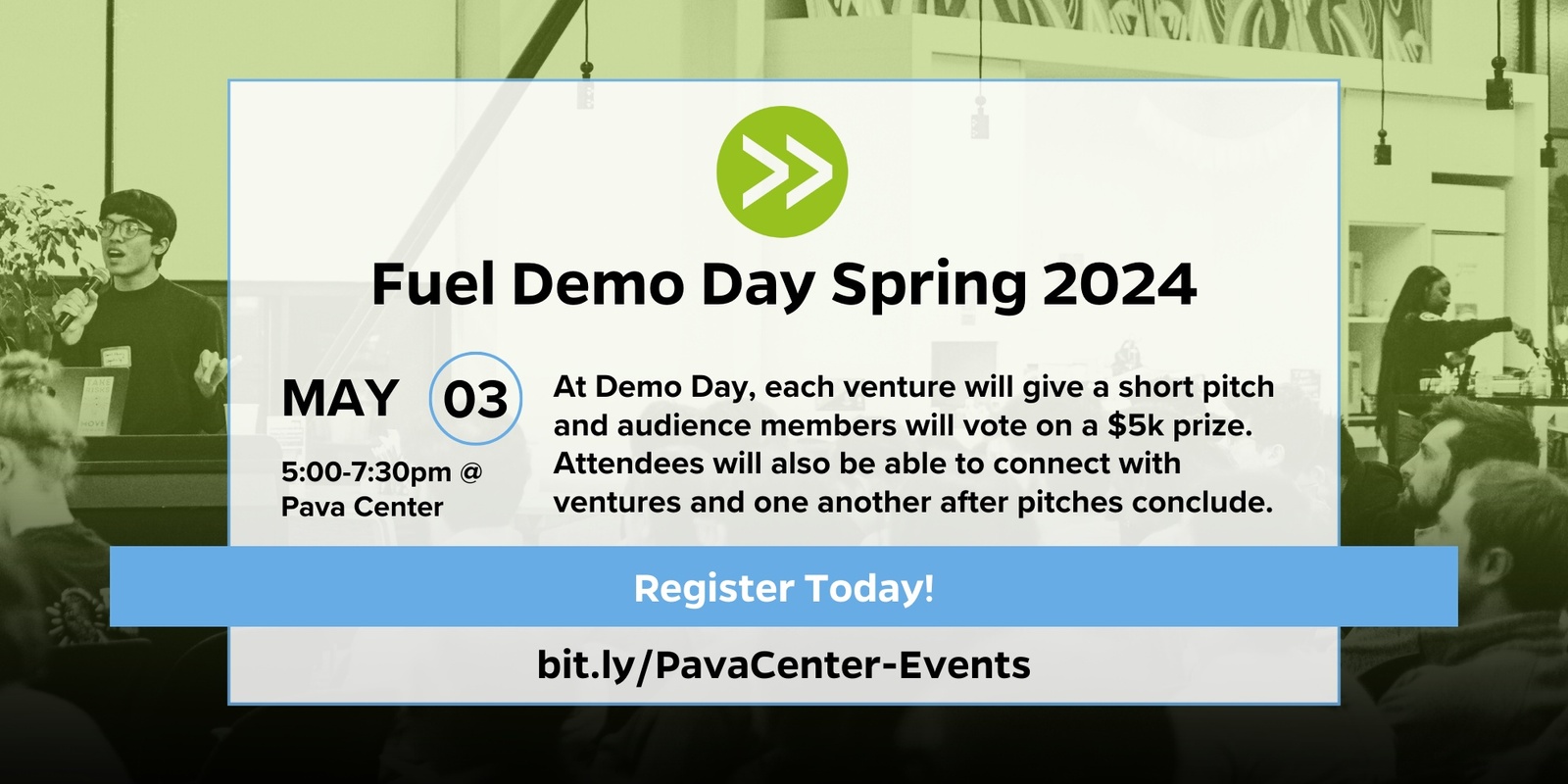 Banner image for Pava Center Spring 2024 Fuel Demo Day