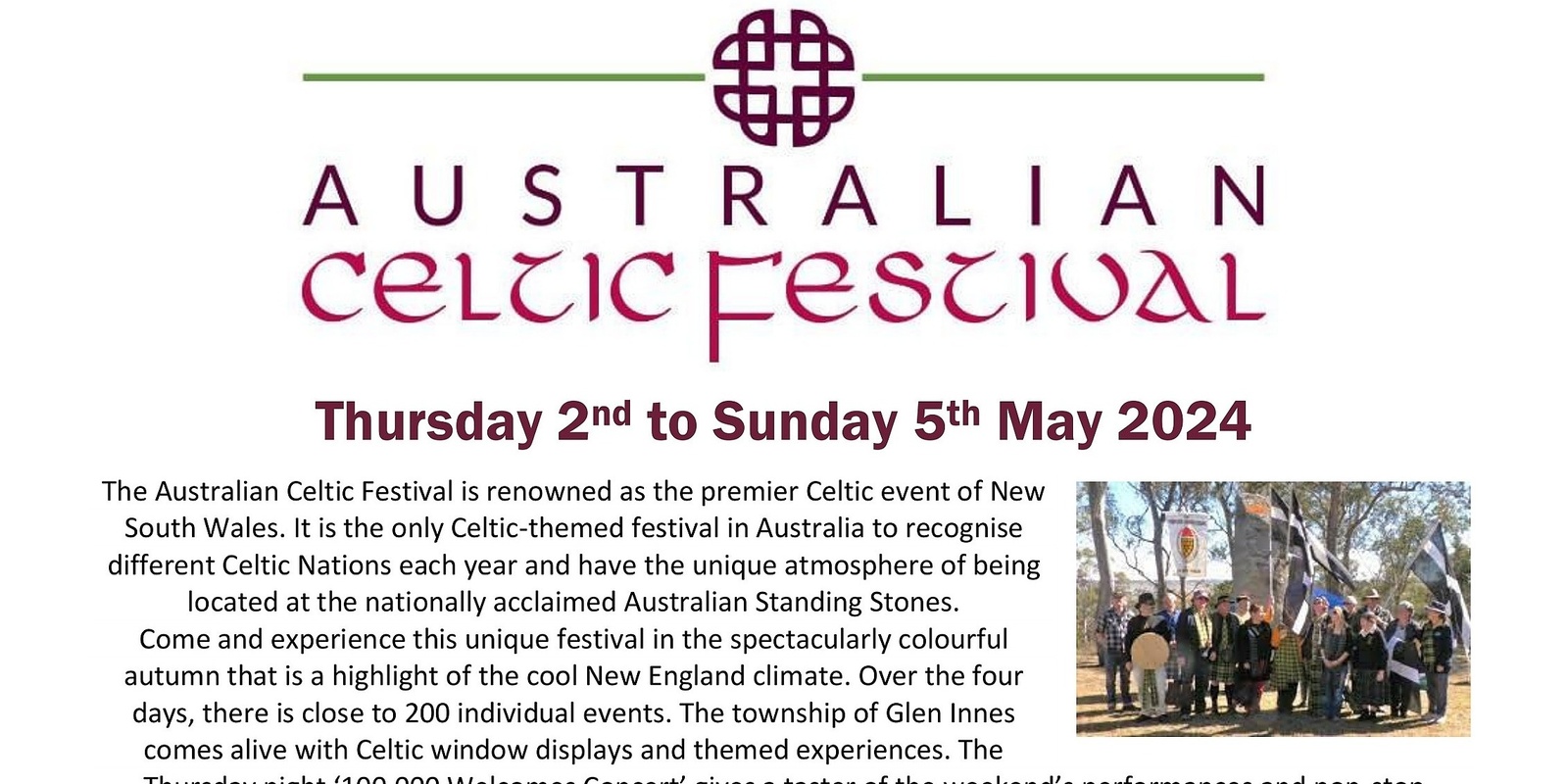 Banner image for Australian Celtic Festival