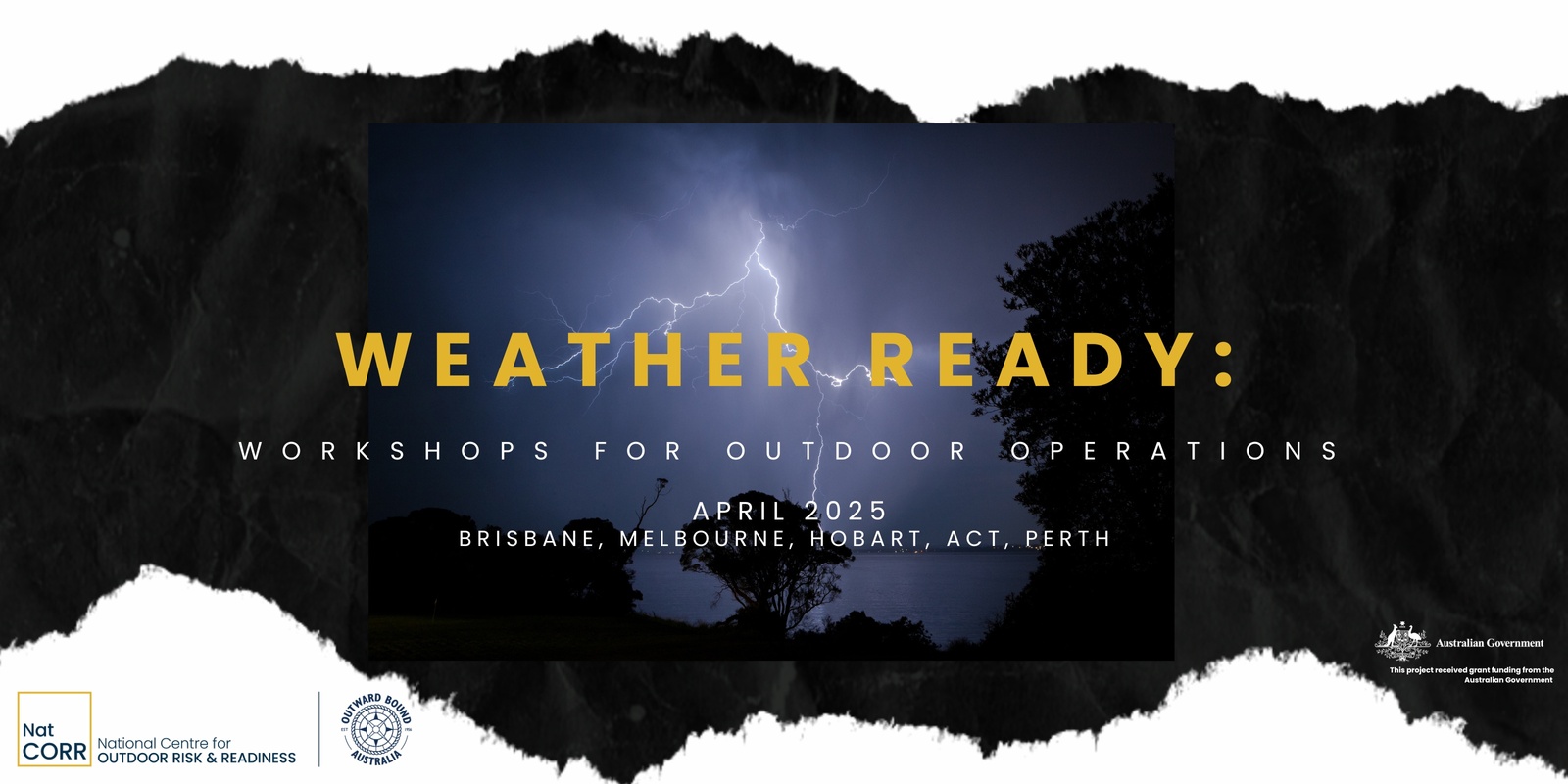 Banner image for NatCORR Weather Ready: Workshops for Outdoor Operations