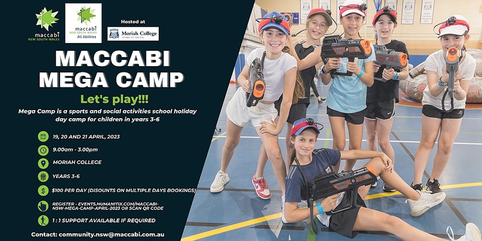 Banner image for Maccabi NSW Mega Camp APRIL 2023 