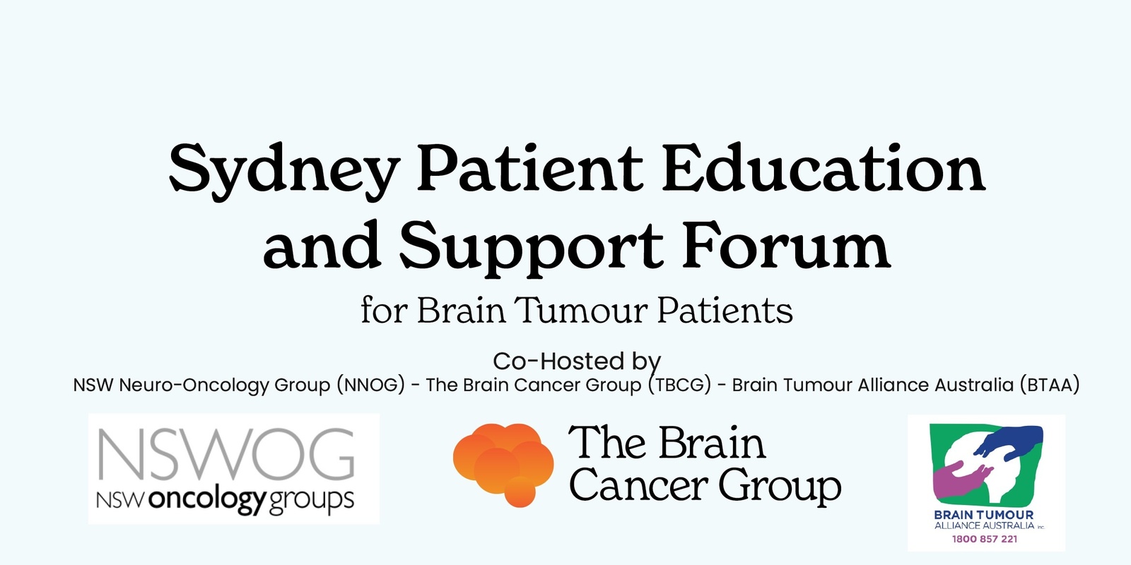 Banner image for Sydney Patient Education and Support Forum 2024
