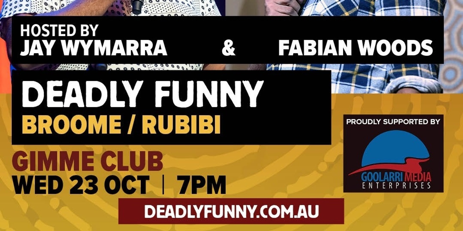 Banner image for Deadly Funny Broome/Rubibi