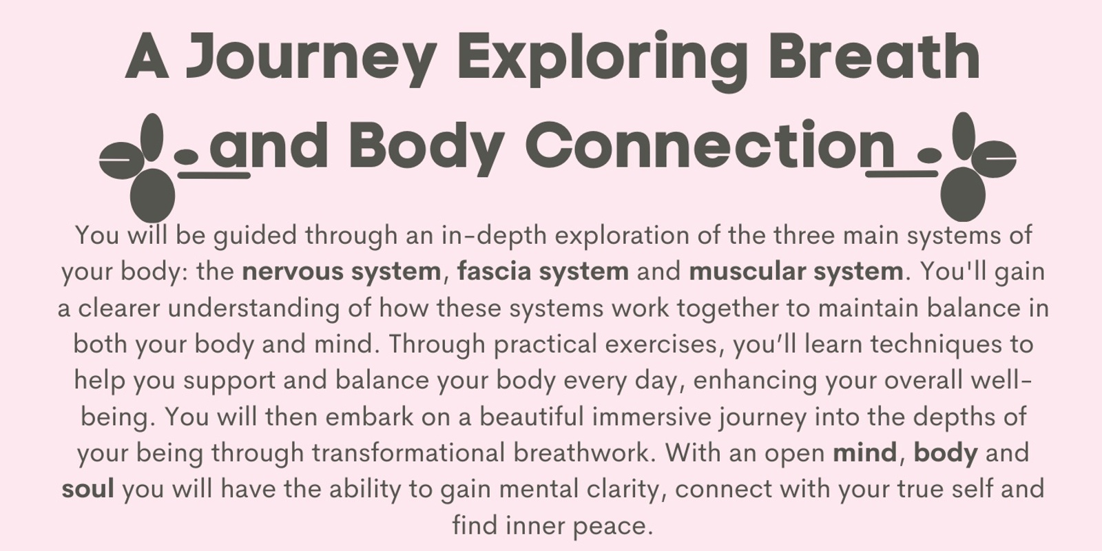 Banner image for A Journey Exploring Breath and Body Connection