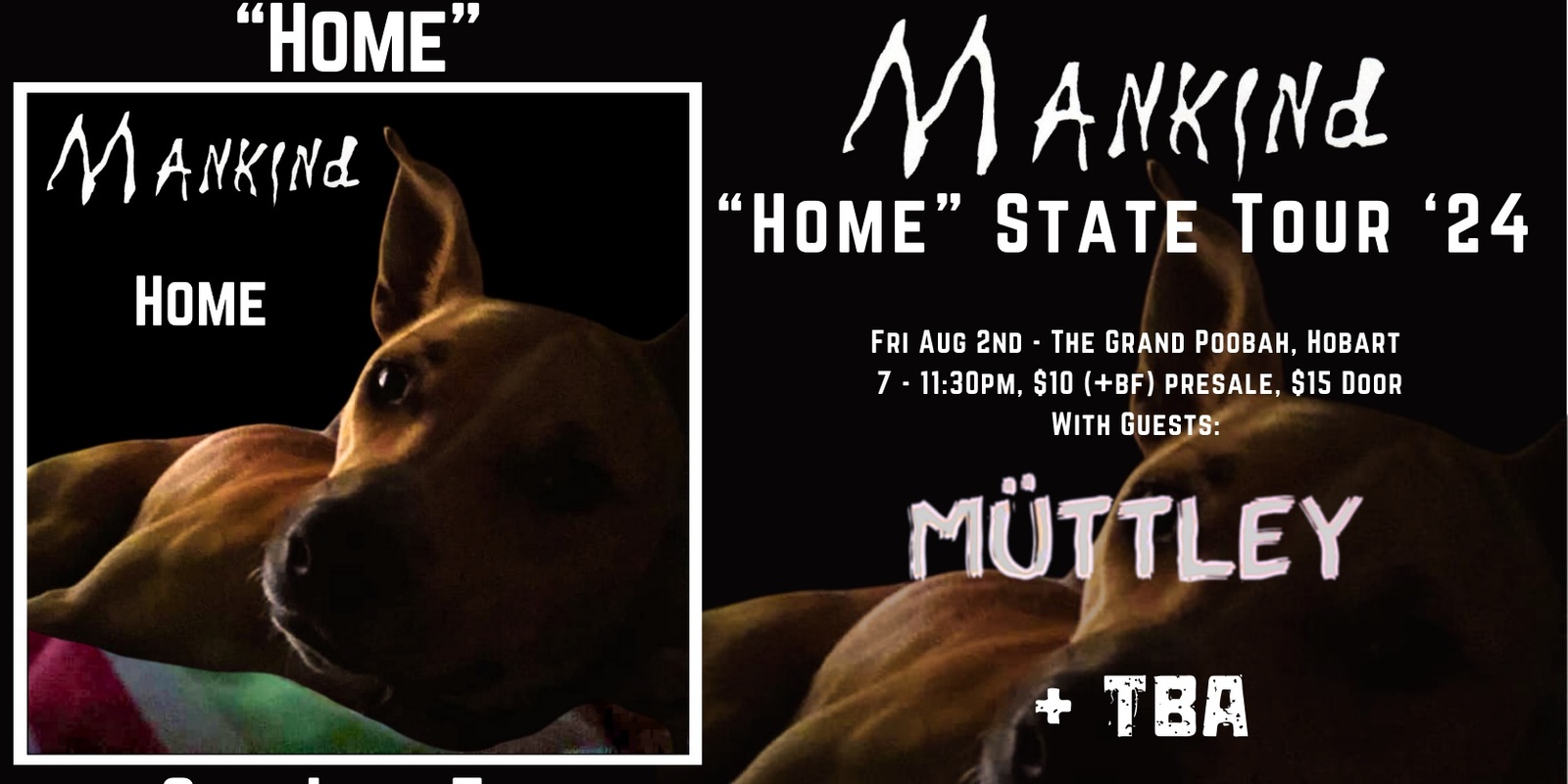 Banner image for Mankind "Home" State Tour '24 w/Müttley, Charlie Hex & True Champions of Breakfast
