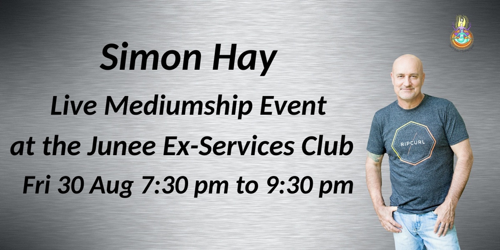 Banner image for Aussie Medium, Simon Hay at the Junee Ex-Services Club