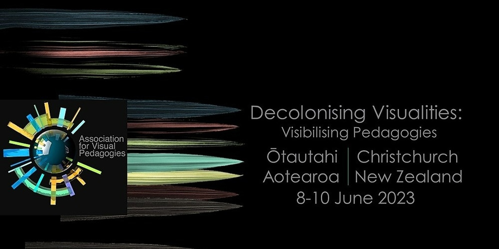 Banner image for AVP Conference, 2023 Decolonising Visualities: Visibilising Pedagogies 