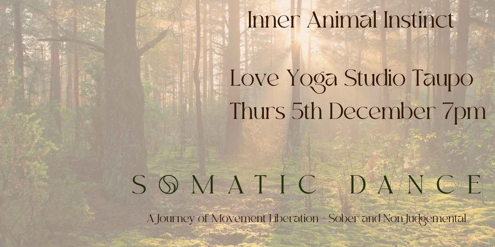 Banner image for Somatic Dance Taupo - Inner Animal Instinct