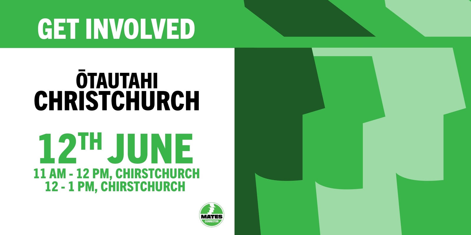 Banner image for MATES RE-CONNECT - Christchurch, June