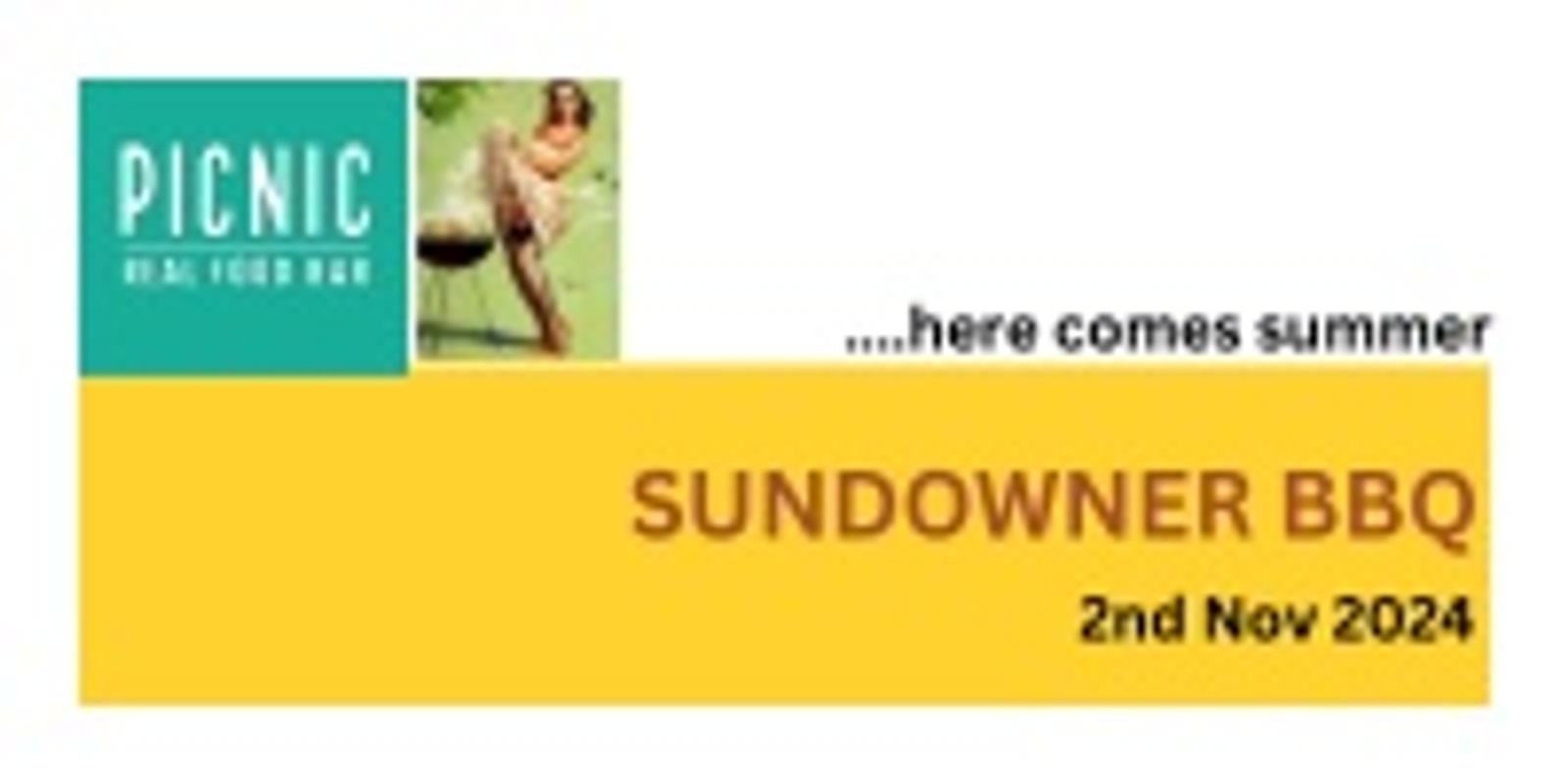 Banner image for PICNIC Sundowner BBQ - Saturday 2nd November