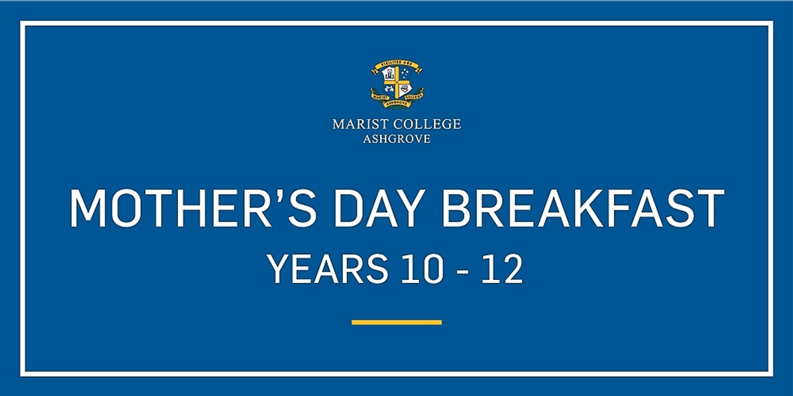 2022 Mother's Day Breakfast - Years 10-12