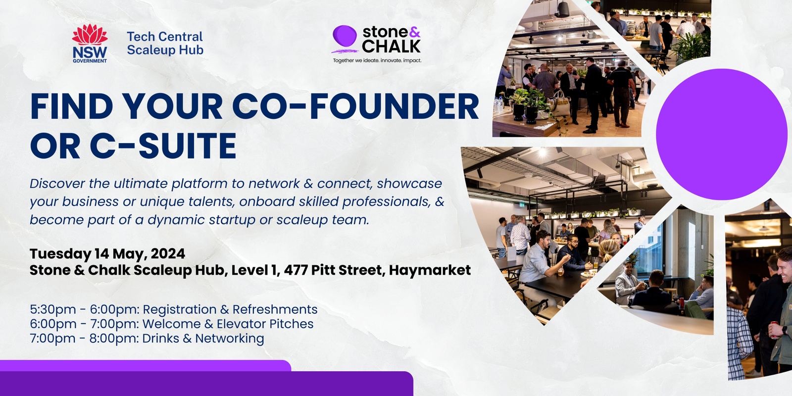Banner image for Find your Co-Founder or C-Suite