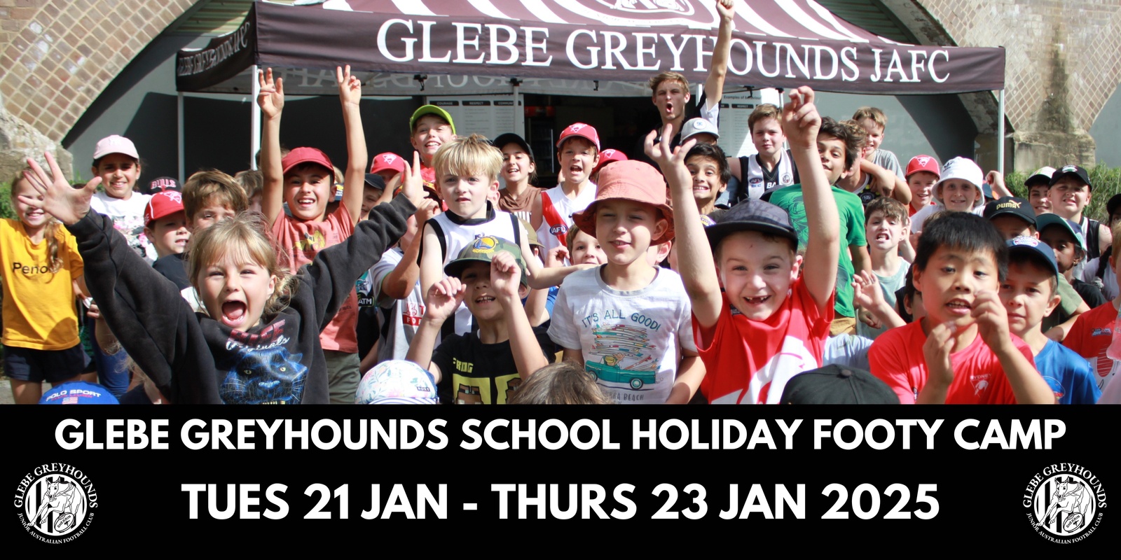 Banner image for Glebe Greyhounds School Holiday Footy Camp January 2025