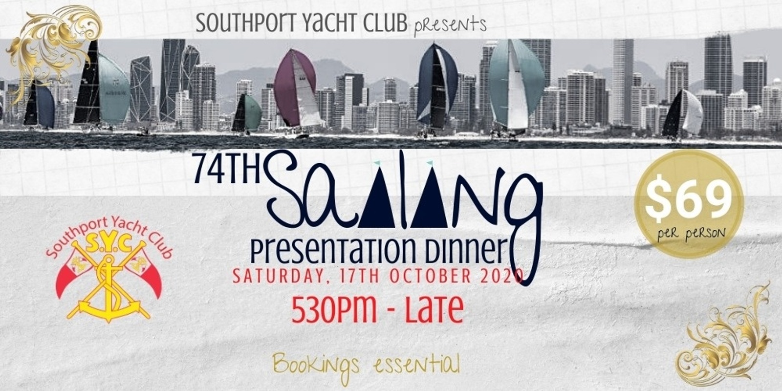 Banner image for 74th Sailing Presentation Dinner