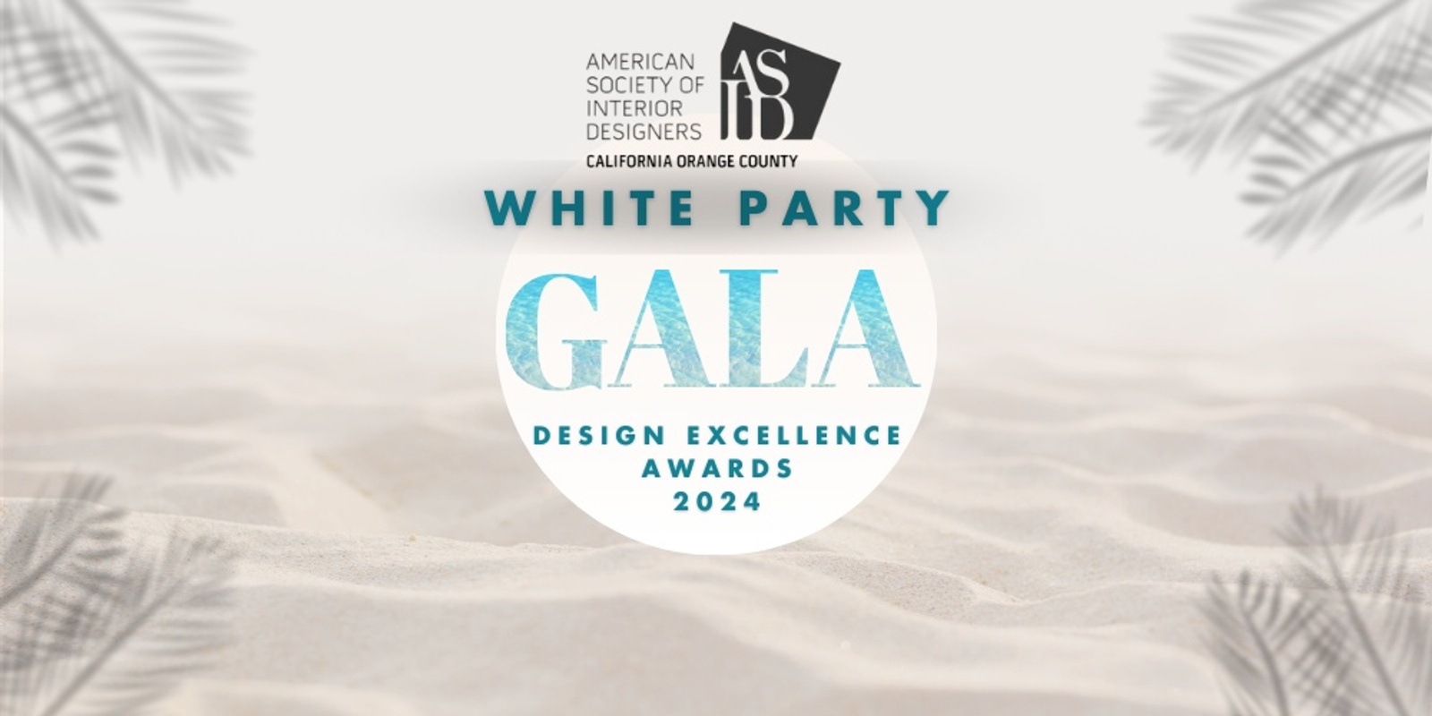 Banner image for ASID Orange County White Party Gala & Design Excellence Awards