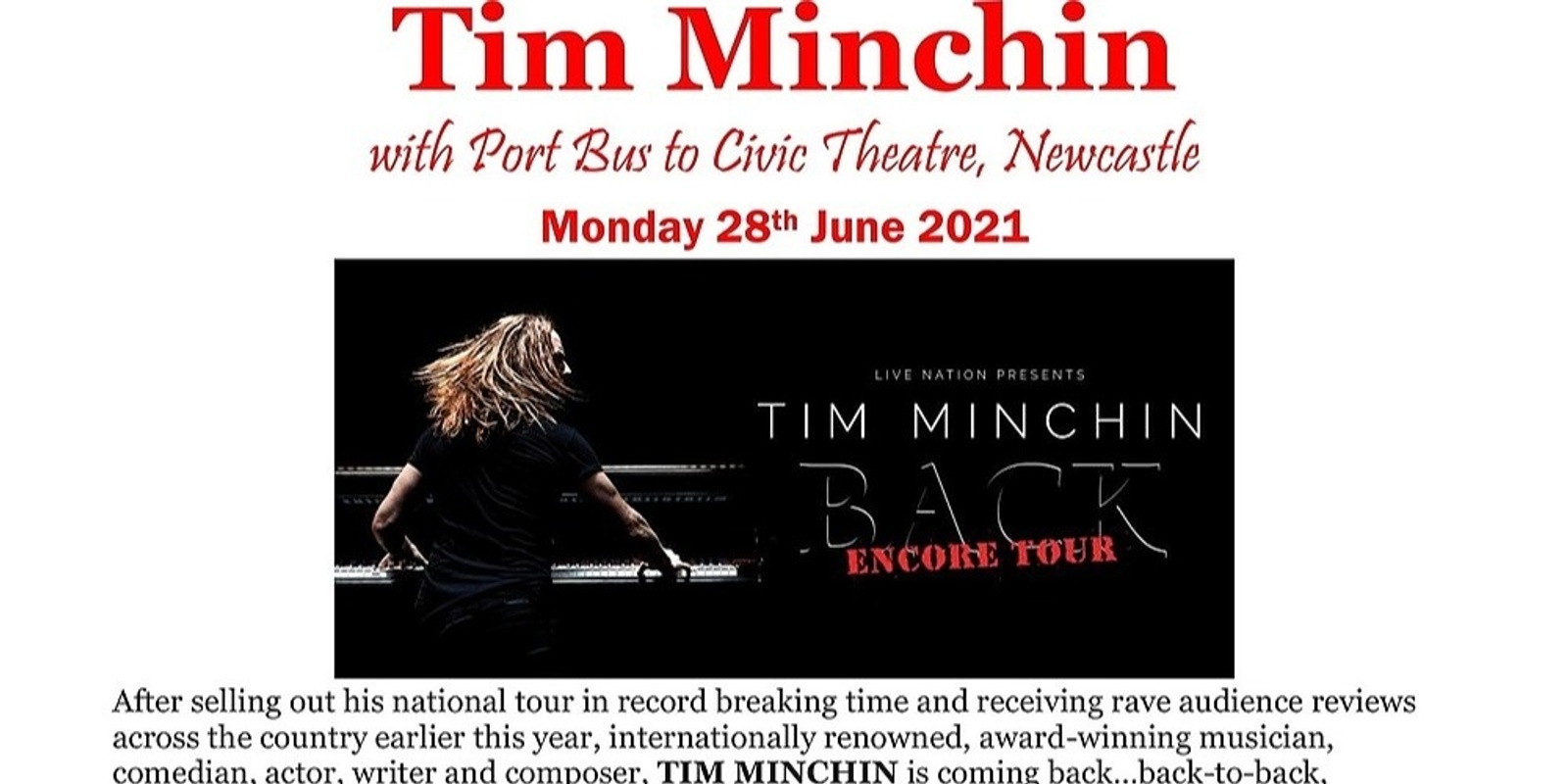 Banner image for Tim Minchin