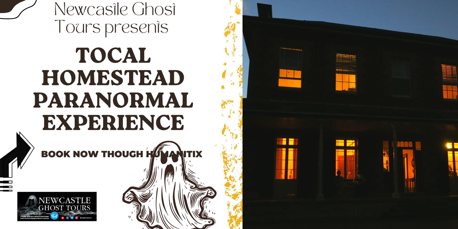 Banner image for TOCAL HOMESTEAD Paranormal Experience November 15th 2024