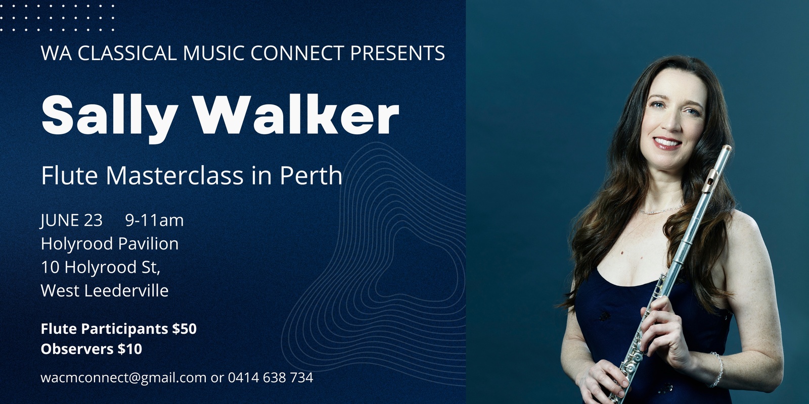 Banner image for Flute Masterclass with Sally Walker