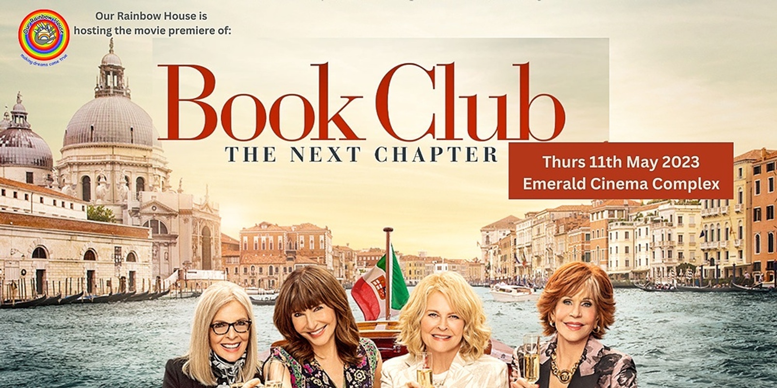 Banner image for "Book Club 2: The Next Chapter" Movie Premiere