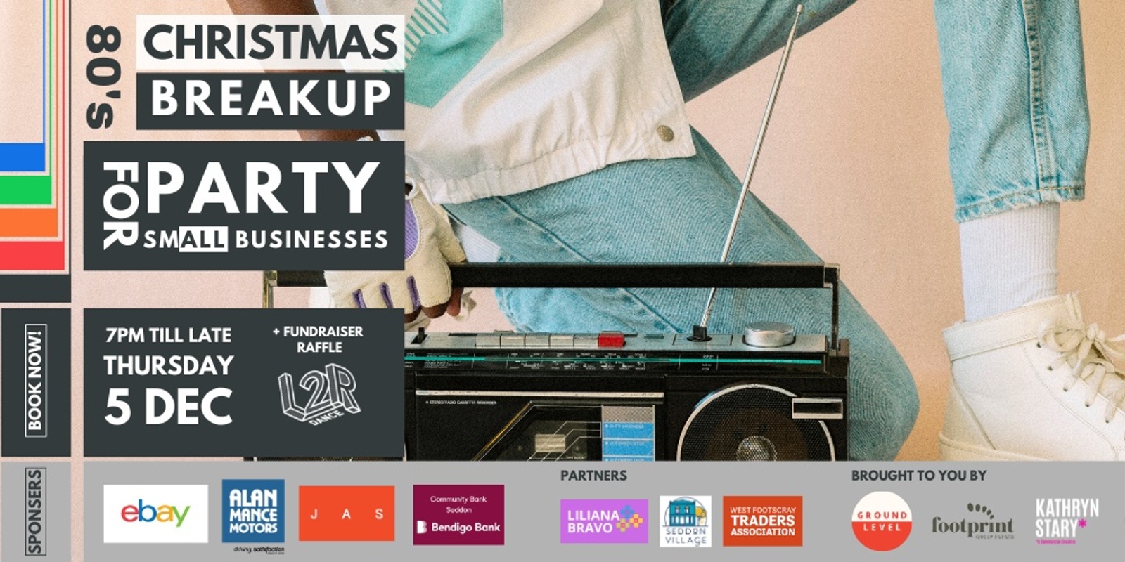 Banner image for 80's Christmas BREAK-up Party for smALL businesses