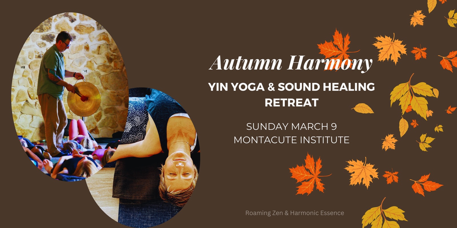 Banner image for Autumn Harmony: Yin Yoga & Sound Healing Mini-Retreat in the Adelaide Hills