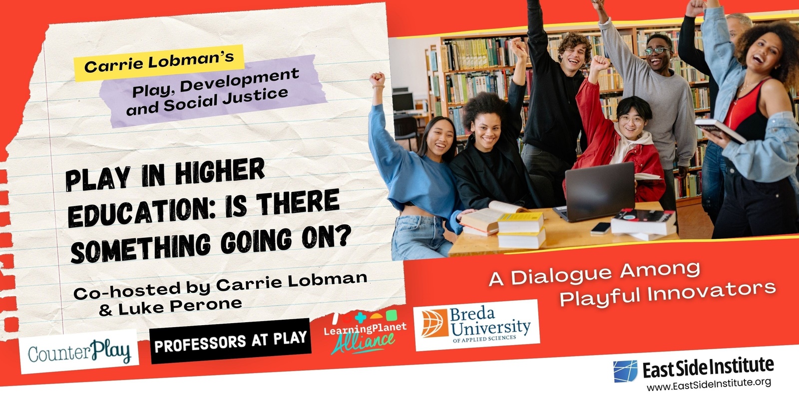 Banner image for Play in Higher Education: Is There Something Going On?