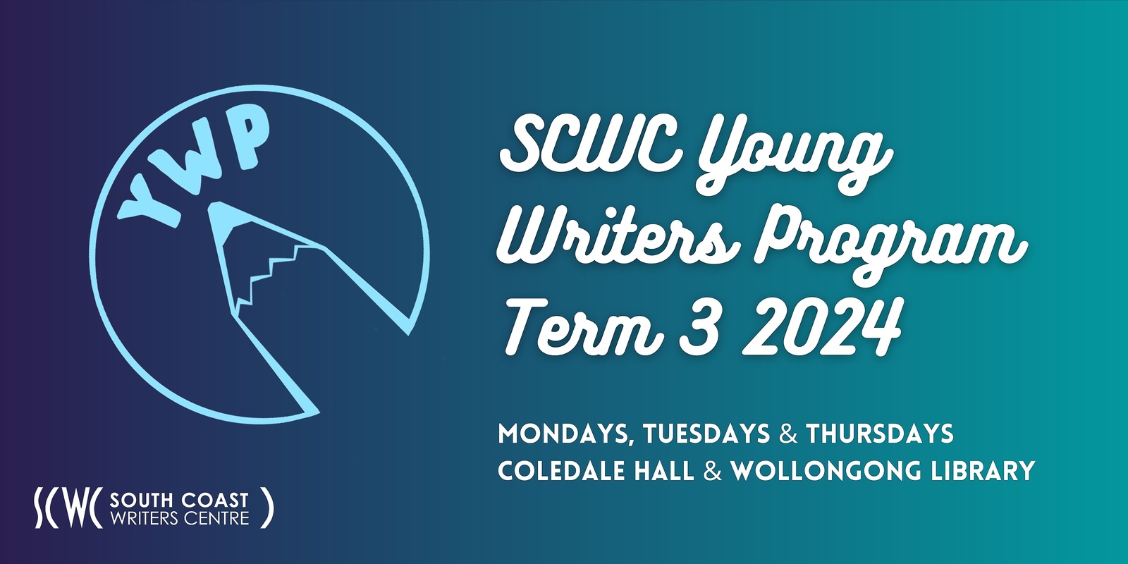 Banner image for SCWC Young Writers Groups - Term 3 2024