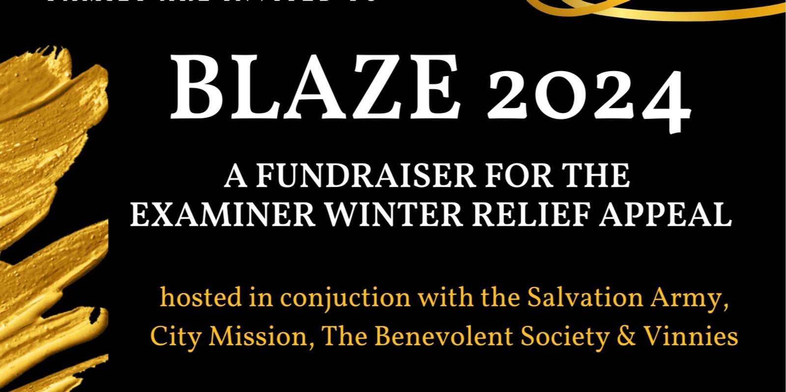 Banner image for Blaze - An Examiner Winter Relief Appeal Fundraiser 5th July