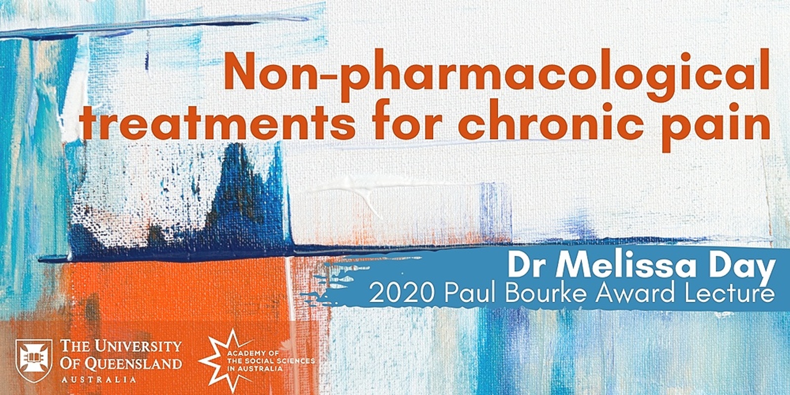 Banner image for Dr Melissa Day: 2020 Paul Bourke Lecture