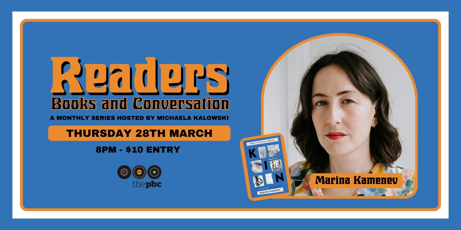 Banner image for Readers - Books and Conversation with Marina Kamenev 