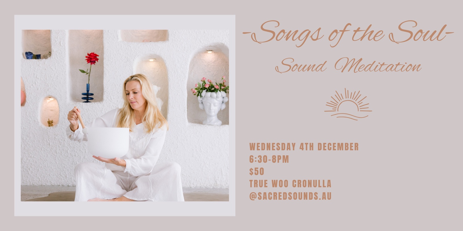 Banner image for Songs of the Soul - Sound Meditation