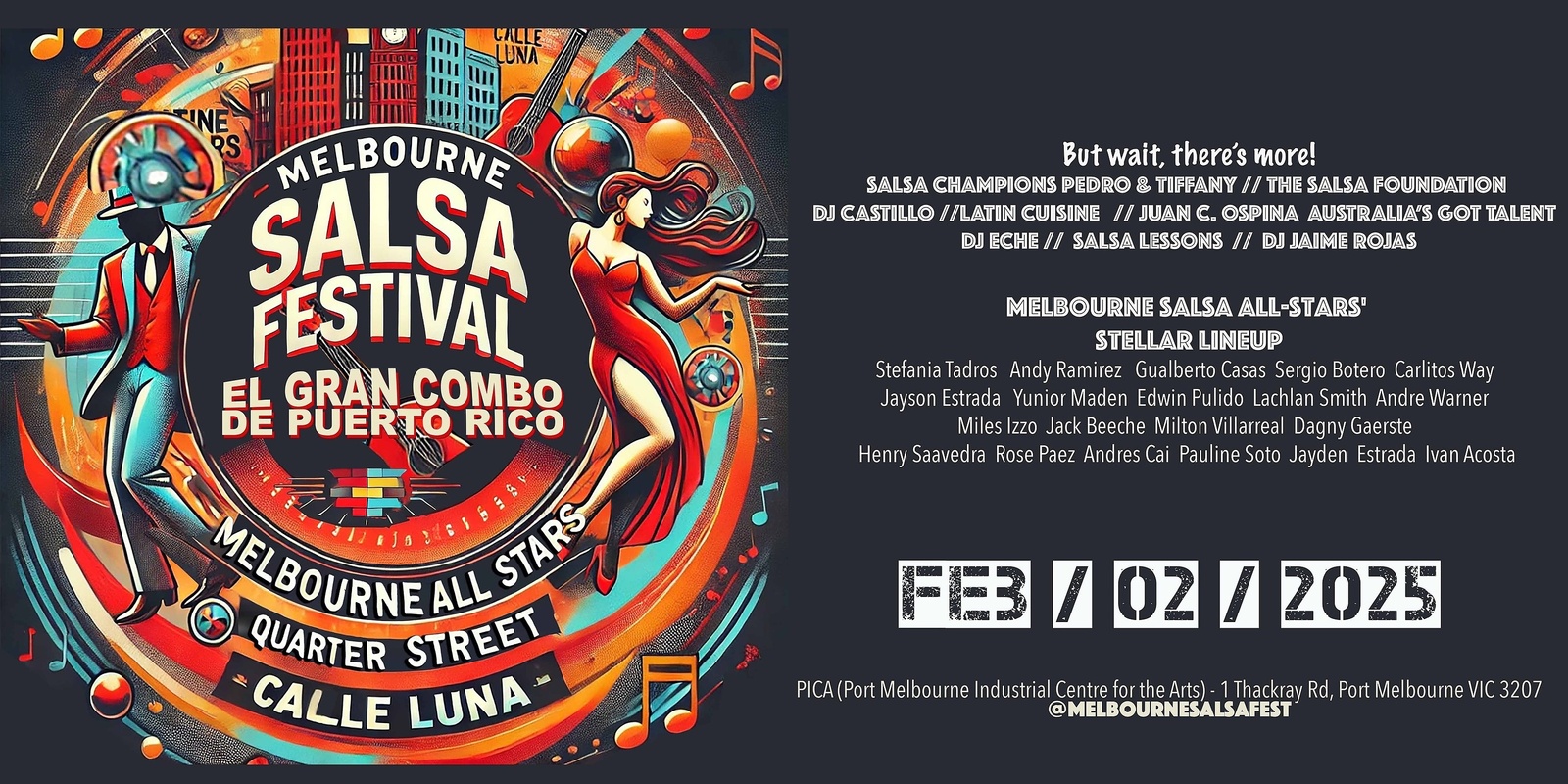 Banner image for Melbourne Salsa Festival with EL Gran Combo de Puerto Rico